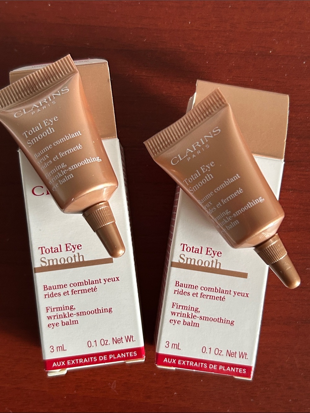 2x3ml Clarins Total Eye Smooth